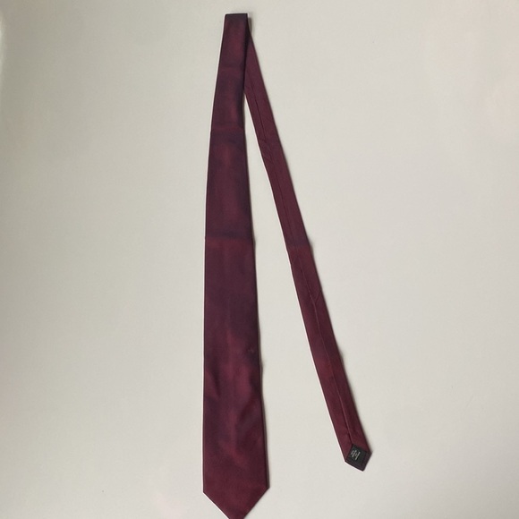 Kenneth Cole Reaction red blue iridescent men’s silk tie - Picture 10 of 16